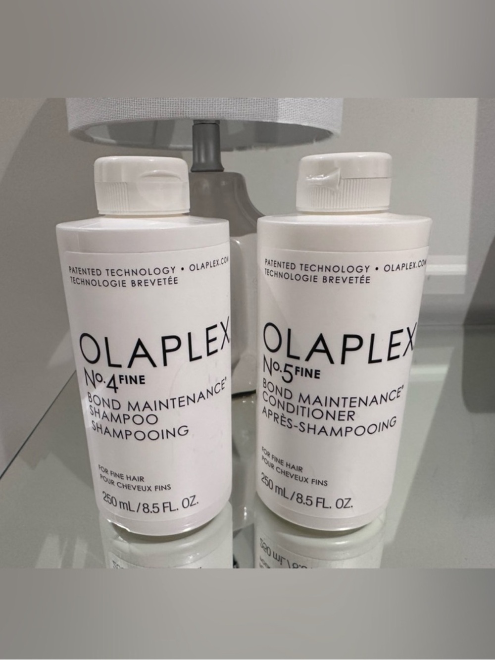Olaplex No.4 Fine Shampoo & No.5 Fine Conditioner - White Bottle NWT